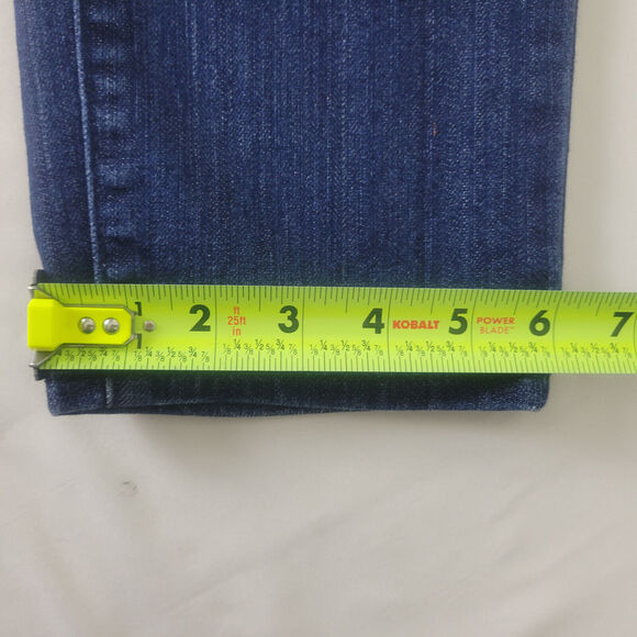 Old Navy Jeans Womens 8 Blue Low‎ Rise The Diva Straight Leg Dark Wash Denim - Picture 6 of 13